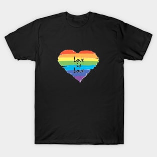 Love is Love - Heart T-Shirt